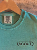 Scout Kids T-Shirt - Seafoam, SCOUT Logo