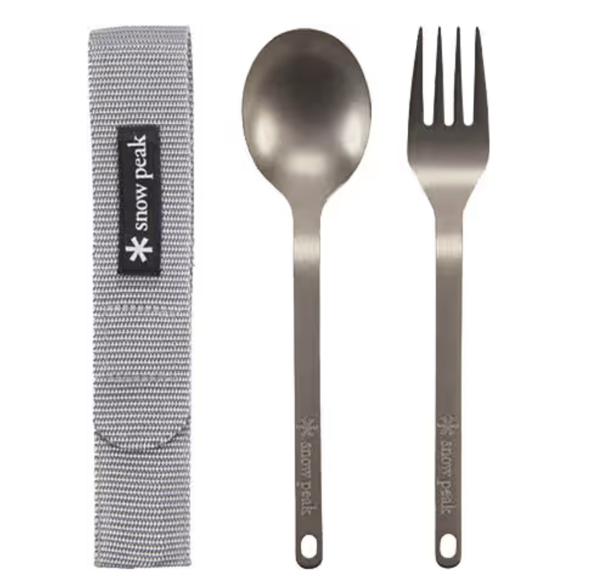 Snow Peak Titanium Fork and Spoon Set