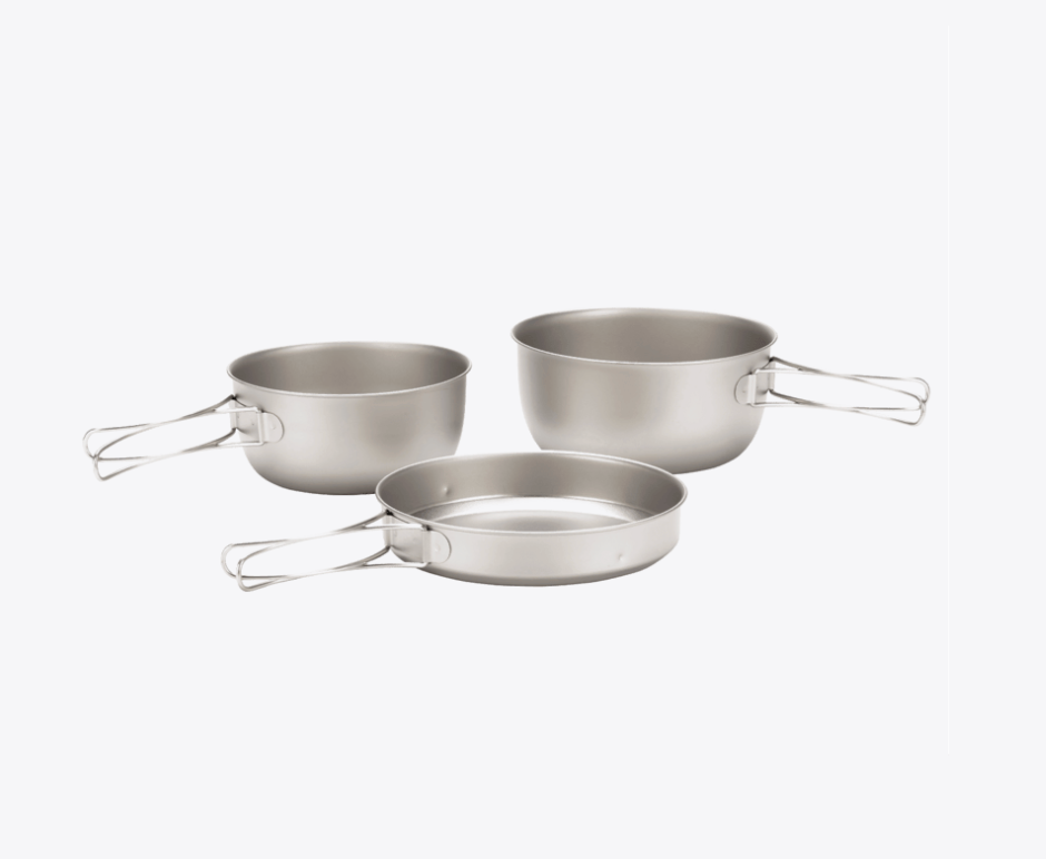 Titanium 3 Piece Cookset