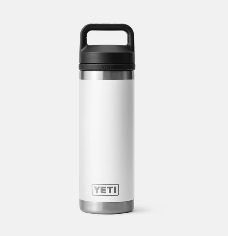 YETI Rambler 18 oz / 532 ML Water Bottle with Colour Matched Straw Cap