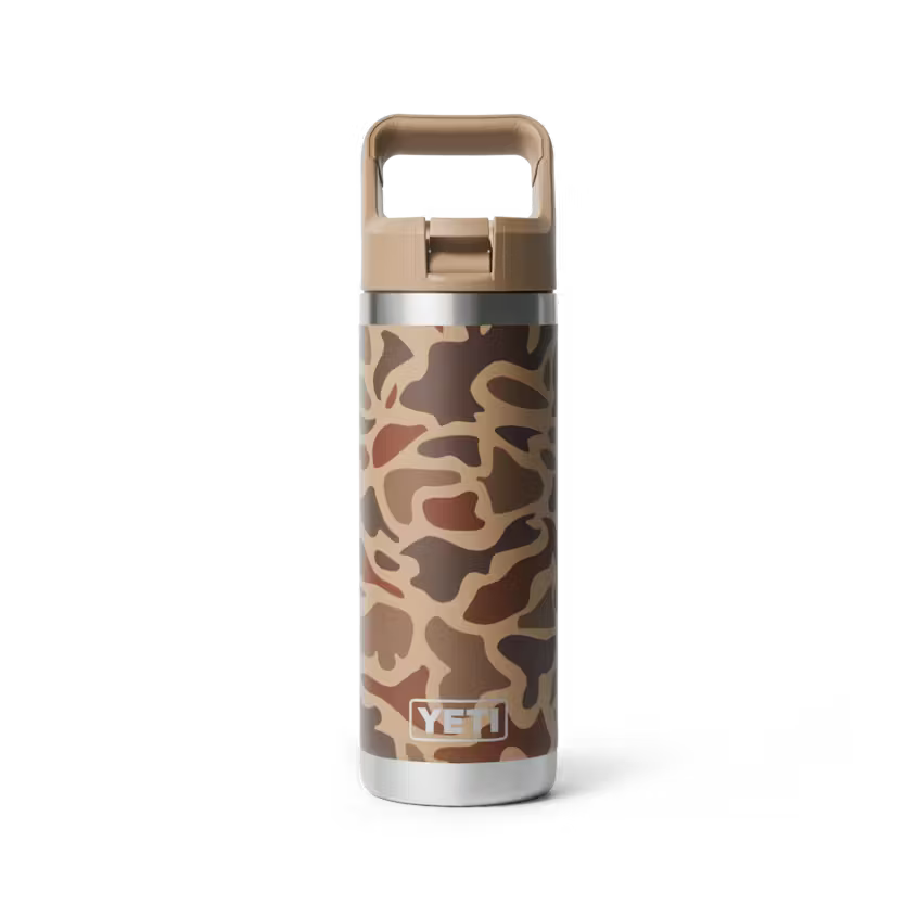 YETI Rambler 18 oz / 532 ML Water Bottle with Colour Matched Straw Cap
