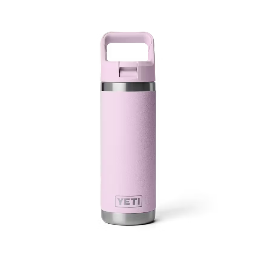YETI Rambler 18 oz / 532 ML Water Bottle with Colour Matched Straw Cap