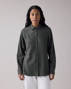 The Studio Shirt - Women's: Olivewood, SCOUT Logo