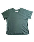 The Circular Crop Tee: Balsam, SCOUT Logo