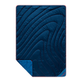 Fleece Puffy Blanket (single) - Deepwater Blue