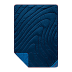 Fleece Puffy Blanket (single) - Deepwater Blue